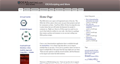 Desktop Screenshot of ideascripting.com